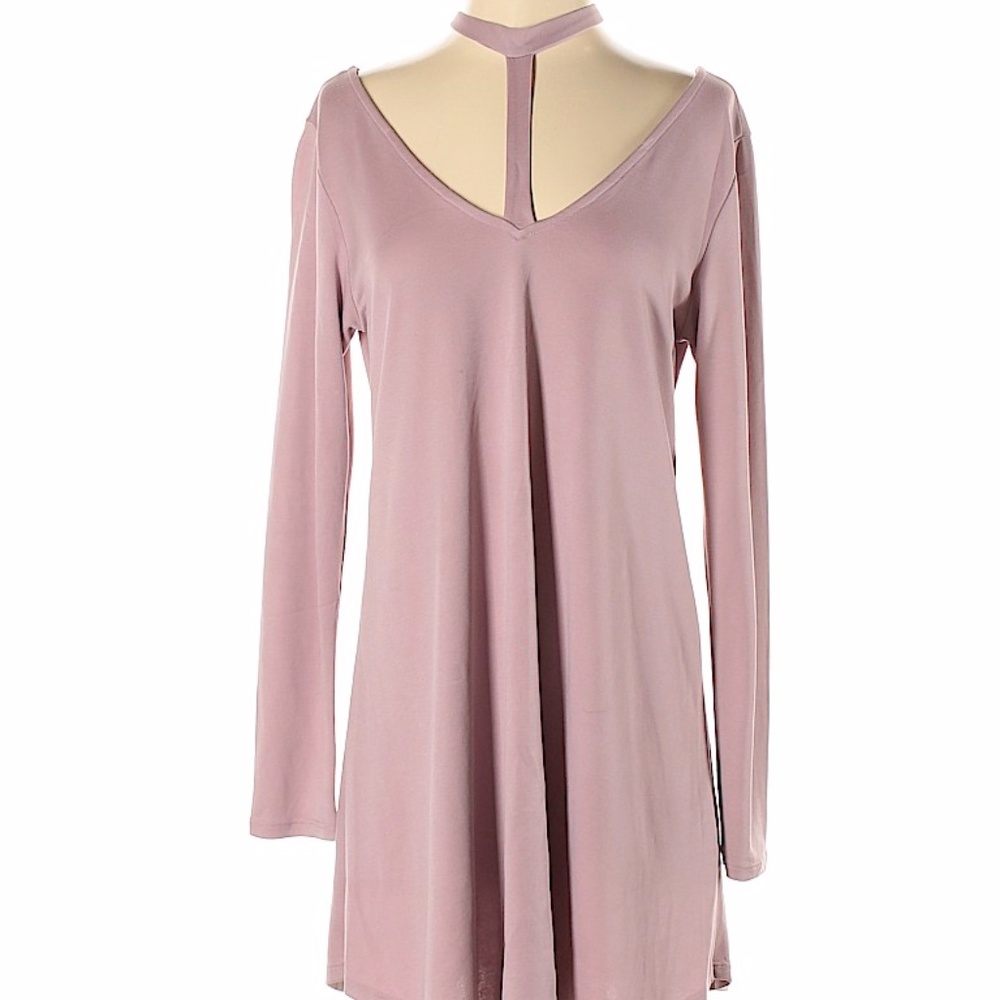 Meghan LA 🌸  Mauve Siren Tunic Mini Dress